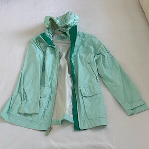 Vineyard Vines Light Green Raincoat
